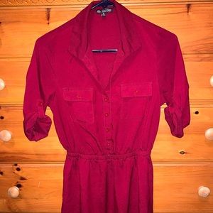🔥 3/$20 Maroon Collared Dress